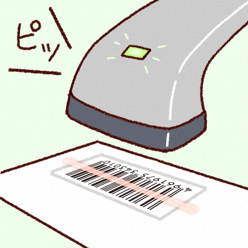 QRコードやバーコードで管理が楽